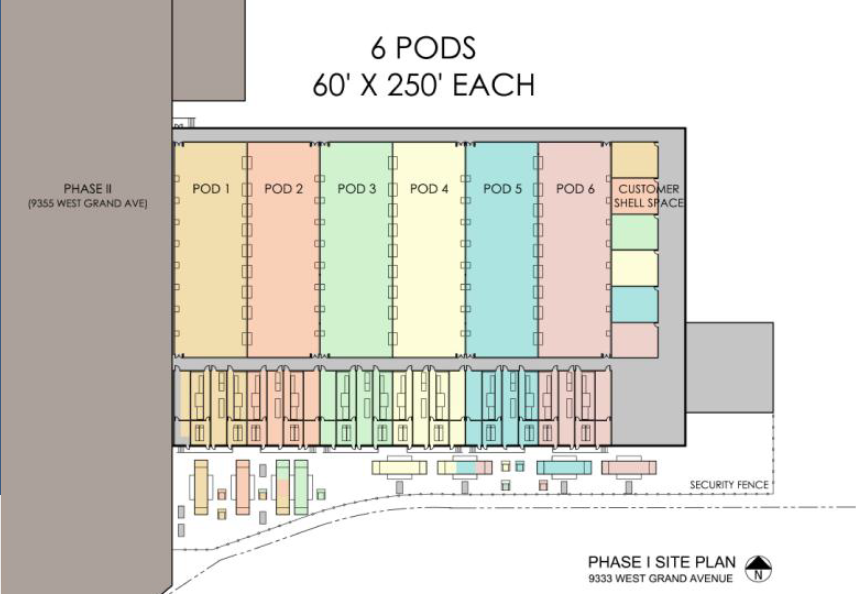 Digital Realty ORD12 Data Center, Franklin Park, Illinois, USA